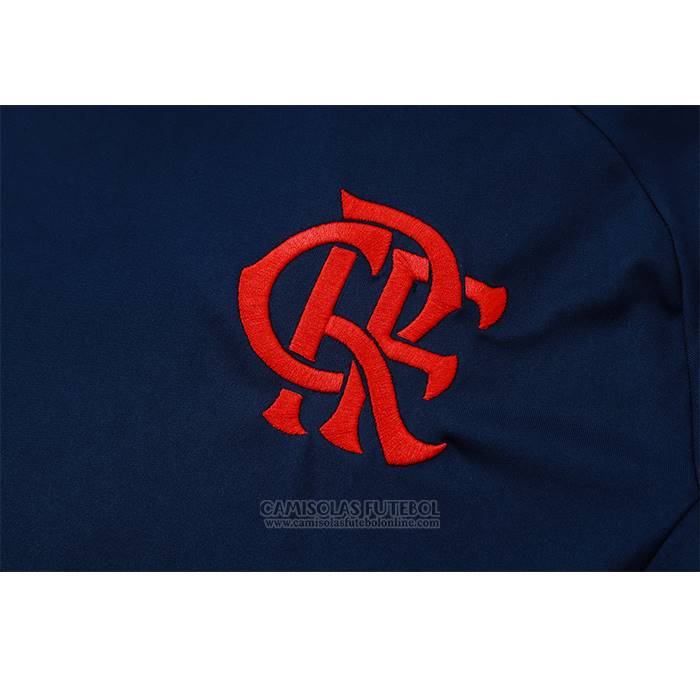 Fato de Treino Flamengo Manga Curta 2024-2025 Azul - Calcas Curta